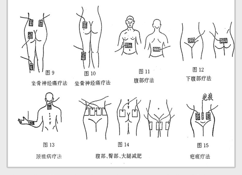 全日康jinhao理療儀電腦中頻治療儀家用腰椎頸肩多功能經絡按摩器j48a