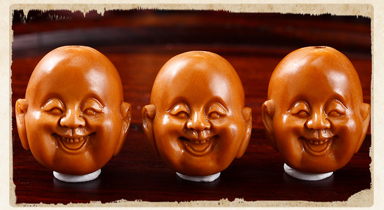 橄榄核手串 笑口常开小籽 文玩手串男橄榄核雕十分开心 南工大师刘琴