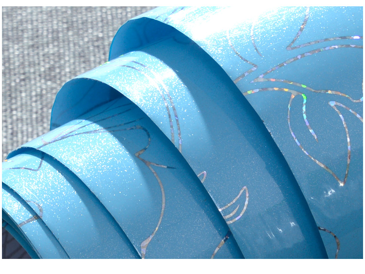 旧门家具改色翻新贴纸防水加厚 蓝色镭/61cm宽x4米长 大【图片 价格