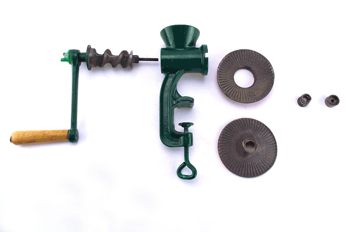 小型铸铁家用磨粉机手动研磨器研磨机绞肉机五谷机手摇绞磨机