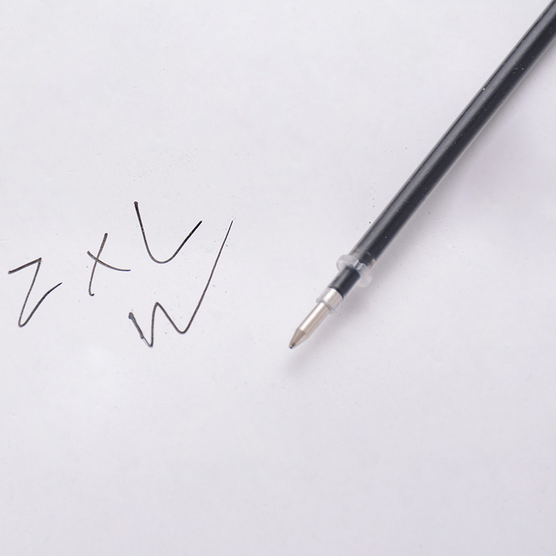 中性笔笔芯05mm子弹头笔芯038mm针管水性05mm笔芯小学生文具05mm红色