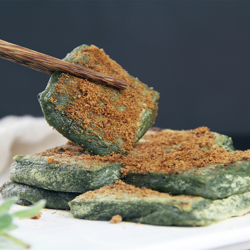 艾草麻糍1000g手工糍粑麻糬青团饼糯米糕 年糕点心糕点浙江宁波特产