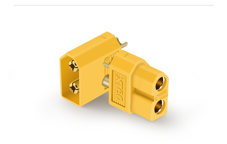 汇君xt60插头模型航模插头xt60纯铜镀金t插头接口连接器四多轴大电流