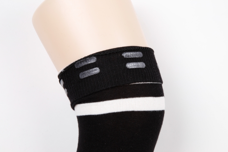 俞兆林过膝袜硅胶防滑女三杠长筒袜日系韩版学院风高筒袜美腿长袜三杠