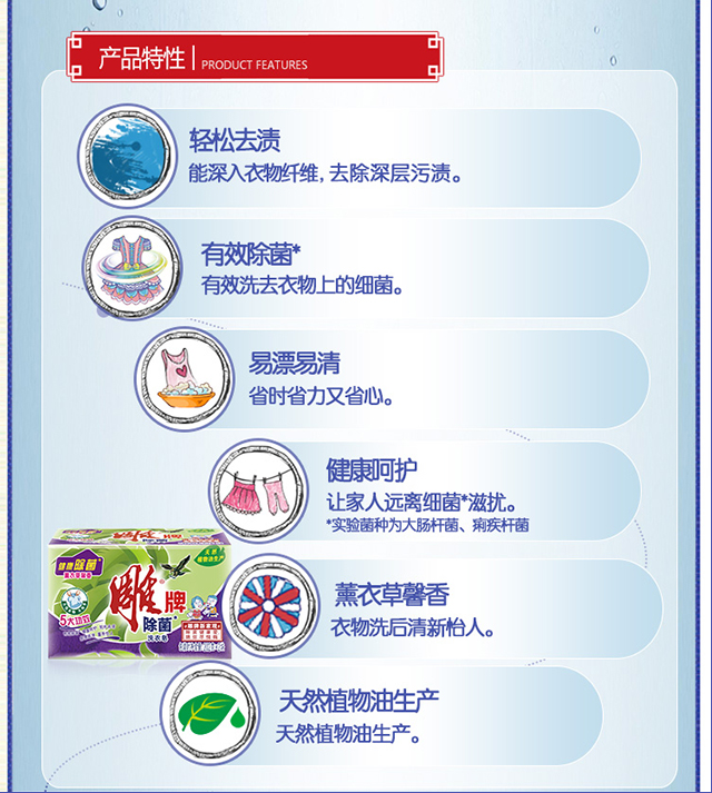 雕牌除菌皂176g绿色透明皂2g洗衣皂薰衣草香242g肥皂促销装组合装天然椰子油去异味2 2除菌 2组 图片价格品牌报价 京东