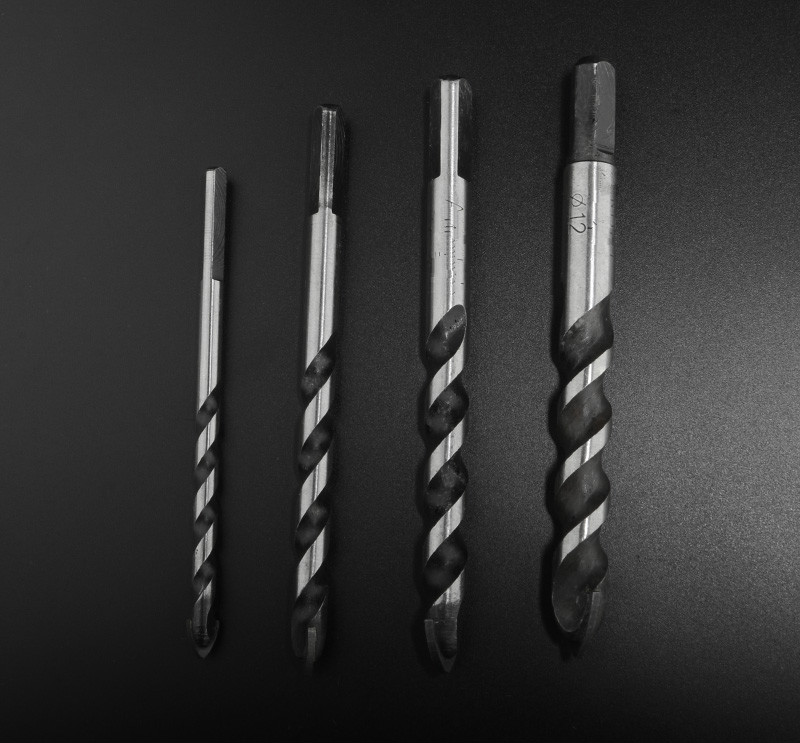 瓷砖钻头打孔玻璃陶瓷开孔器混凝土钻头多功能6mm8mm合金三角钻头6mm