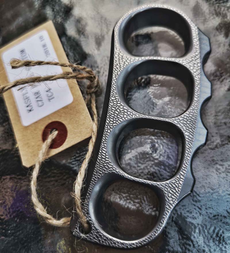 【镇店爆款】kasfly凯撒豌豆荚四指钛合金青铜指虎指扣防身装备便携