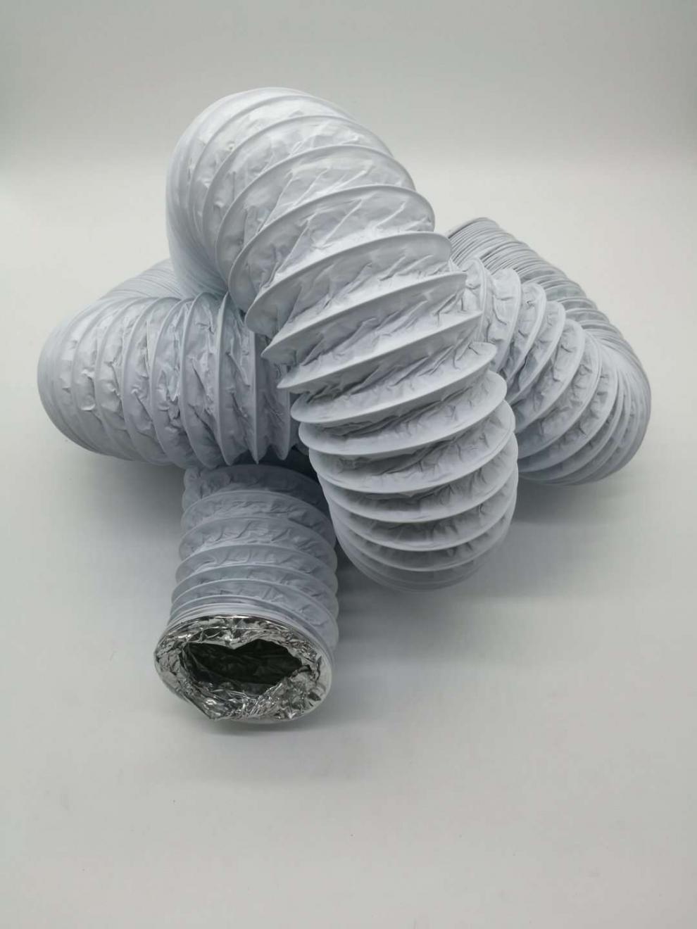 软管双层加厚pvc软管铝箔复合伸缩软管通风管新风排风管 内径80mmx7米