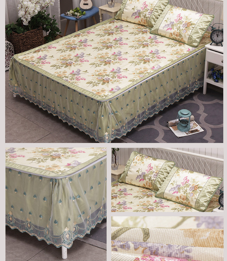 2床双. 品牌: 茵思宛(yinsiwan) 关注 商品名称:t夏凉席冰丝席2米2.