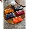 Woodpecker (TUCANO) Retro Wallet Women's Long Genuine Leather Clip Oil Wax First Layer Cowhide Wallet Holds Mobile Phone Large Capacity Simple Wallet Black