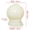 Dizhi parking lot marble roadblock mold 45cm diameter extra thick round mold