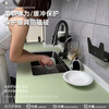 Zhongtian Hengye kitchen stove protective mat marble countertop mat anti-scalding mat stove renovation ins style solid color oil-proof mat stove renovation oil-proof and anti-scalding light gold morning dew size and shape can be customized, please contact customer service