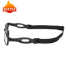 DRATRA myopia glasses football basketball sports goggles optical frame anti-fog and explosion-proof lenses anti-slip elastic band adjustable