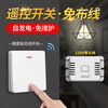 Heidemann wireless remote control switch panel wiring-free 220v intelligent control lamp head dual control random sticker Yabai 021P two for one