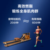 Boluo rowing machine, uniform large resistance, noise reduction, black technology, foldable smart water resistance, home aerobic fitness equipment, cherry wood folding model Z03, stainless steel 3-blade paddle