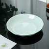 Tao Xianghui plate ceramic home deep plate 4 sets microwave dinner plate rice plate soup plate 8-inch dish shadow celadon plate
