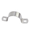 Jinchao 304 stainless steel u-shaped buckle pipe clamp clamp fixing piece saddle clamp water pipe clamp M89 (1 piece) thickened