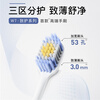 Shuke 53-hole wide-head soft-bristle toothbrush wide and thin Pro deep cleaning antibacterial toothbrush 1 with dustproof color random