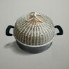 Fanyu handmade straw pot lid steamer steamer steamer steamer lid wok iron aluminum pot lid 24cm pot mouth inner diameter