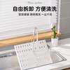 Hundred-character kitchen perforated board without punching, wall hanging shelf, pipe cover, punch-free stove ugly board, elegant black, elegant black, S hook 5 pack