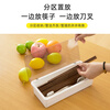 RYBACK chopstick storage box household chopstick tube dust-proof chopstick box chopstick cage spoon drain rack restaurant tableware storage box 1 medium size with drain function