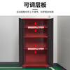 Huizhen parking space locker iron cabinet garage moisture-proof storage cabinet parking lot locker with door red black HP307 can be customized