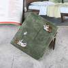Ins card holder wallet all in one female short style student Korean style cute Japanese girl simple thin folding cat coin clip gray blue