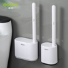 Ecoco disposable toilet brush wall-mounted toilet brush without dead ends for washing the toilet with replaceable brush head bathroom toilet brush upgraded gray ocean flavor * 16 + lemon flavor * 8
