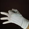 White nylon three-rib gloves flag-raising honor guard ceremonial gloves doorman security traffic white thin gloves