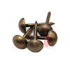 SDFFKOS Antique Brass Cap Nails Round Nails Copper Solid Rivets Round Head Nails Small Bubble Nails Decorative Door Nails Sofa Nails Diameter 0.8 cm Bronze 10 pcs