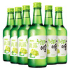 Jinro (JINRO) Korean soju, grape flavor, 360ml*6 bottles, imported foreign wine, fruity wine, low alcohol and tipsy, new year gift