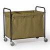 Baiyun cleaning linen cart hotel room special trolley hotel cleaning cleaning truck laundry room dry cleaning shop special linen khaki 1 set