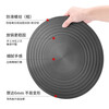 Jingyan heat conductor plate for gas stove gas enamel pot heat conductor plate multi-functional household thawing pot guard plate anti-burning black heat conductor sheet anti-slip diameter 24cm thick 4mm with handle