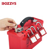 BOZZYS shared lock box portable 12-hole lock management spray energy isolation LOTO industrial safety lock box 230*152*95MM BD-X01