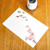Disposable placemats, table mats, placemat paper, Japanese-style disposable placemats, Japanese-style table mats, thickened water-absorbent Japanese food shop plate mats, empty cicada (100 sheets)