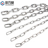GUWANJI 304 stainless steel multifunctional chain long and short ring chain lifting clothes drying pet dog swing guardrail anti-theft chain 4mmx1 meter (1 piece) separate chain