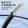 Li Ning (LI-NING) racing rope skipping competition, high school entrance examination, weight loss and fitness special steel wire rope for professional primary and secondary school students, ultra-light double swing rope