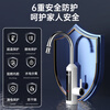 MeiLing electric hot water faucet, fast hot water faucet, electric water heater, hot and cold dual-use electric heating faucet, kitchen bathroom, small kitchen treasure, intelligent digital display, snow mountain white + safety plug + universal nozzle