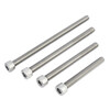 Jinchao 304 stainless steel extended cup head hexagonal bolt cylindrical head screw M4M5M6M8M10M12-M20 M8*80 (1 piece)