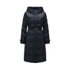 Jiuzi Annako Zhen Down Commuting Hooded Beaded White Goose Down Long Down Women's Winter Style Zhangqing M
