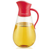LOCK & LOCK large-capacity glass oil pot oil bottle vinegar wine soy sauce seasoning pot 550ml red