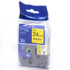 Brother label printing consumables TZe-651 yellow background/black text industrial label printer ribbon original consumables 24mm