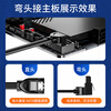 Shanze high-speed SATA3.0 hard disk data cable external solid-state mechanical hard disk connection cable optical drive serial port power supply dual-channel conversion cable straight 0.5 meters ZDZ05