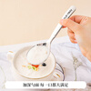 WORTHBUY (WORTHBUY) 316L stainless steel spoon household food grade enlarged and thickened spoon eating spoon spoon table spoon two pack
