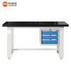 Corini heavy-duty workbench steel plate material fitter's workbench workshop worktable auto repair mobile operating table impact-resistant experimental table crane three draw JZKW15GB