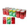 Coca-Cola soda drink Coke*4+Sprite*4+Coke Zero*4 200ml*12 cans mini cans New Year's goods