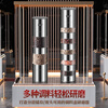 I VE stainless steel pepper grinder manual freshly ground sea salt black peppercorn mixed seasoning kitchen grinder artifact double head two-layer grinder