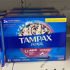TAMPAX Dambis spot Canadian imported tampon catheter type extra large flow 1836 18S+