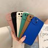 Apple 16 mobile phone case 15 solid color iPhone 14 pro silicone soft shell 13 Promax lens all-inclusive XR anti-fall 12/11 protective case Matcha green iPhone 16 promax