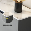Faelli Italian slate dining table cabinet integrated wall cabinet storage cabinet modern simple entrance cabinet kitchen storage tea cabinet white cabinet + 12MM slate surface customized sideboard 100*30CM